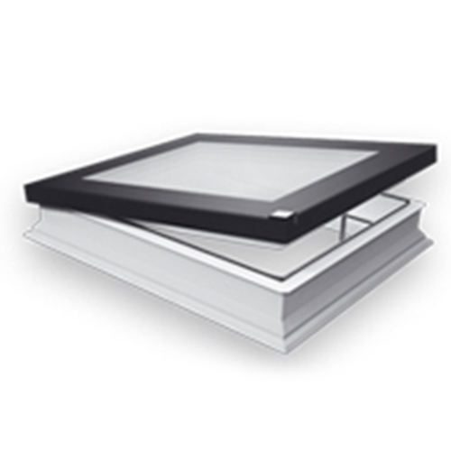 CAD Drawings FAKRO America DEF Electrically Opened Flat Roof Deck Mounted Skylight